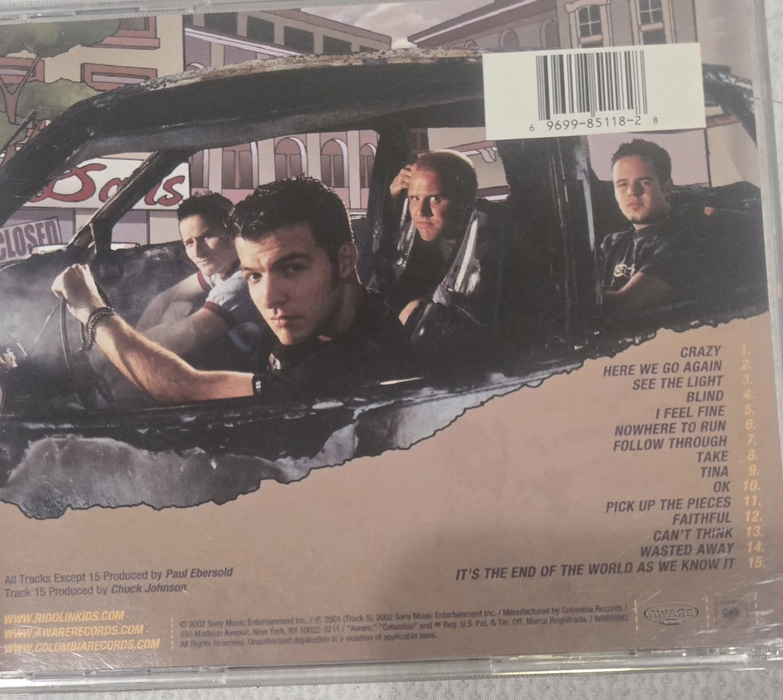 Signed Riddlin Kids Hurry Up And Wait CD Autographed Pop Punk Warped Tour, изображение 3