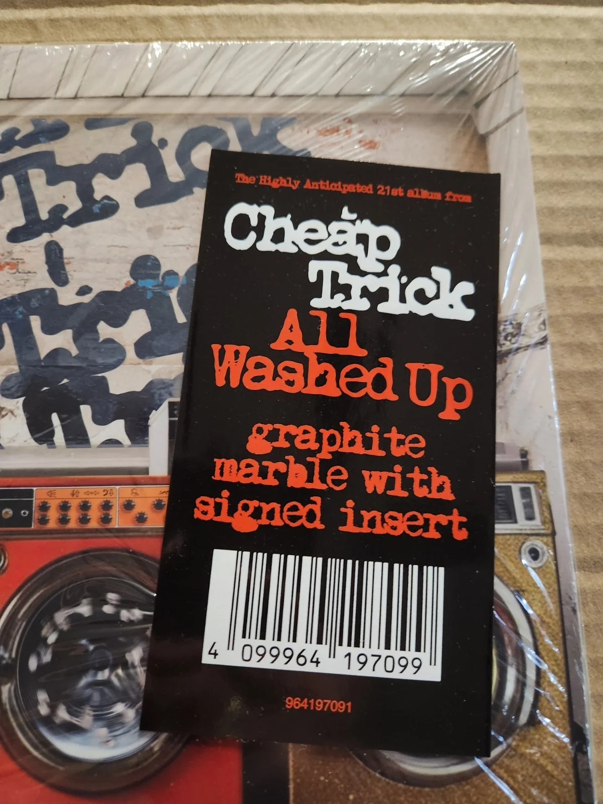 Cheap Trick All Washed Up Signed Vinyl LP Sealed New, image 2