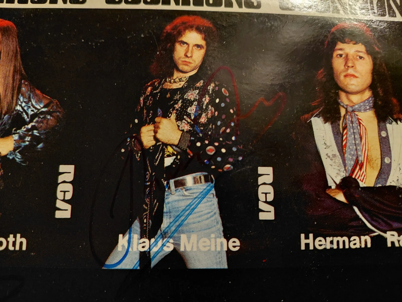 Scorpions signed Taken By Force LP Klaus Meine Ulrich Roth Rudolh Schenker..., изображение 4