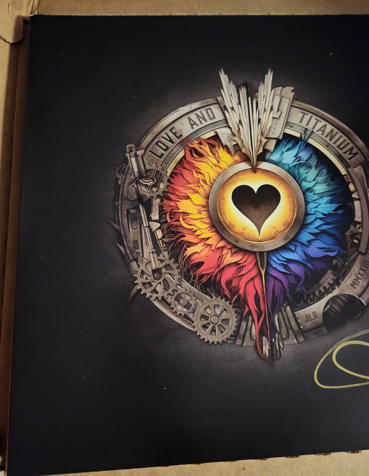 Jeremy Renner Signed “Love and Titanium” Album Autographed, изображение 3