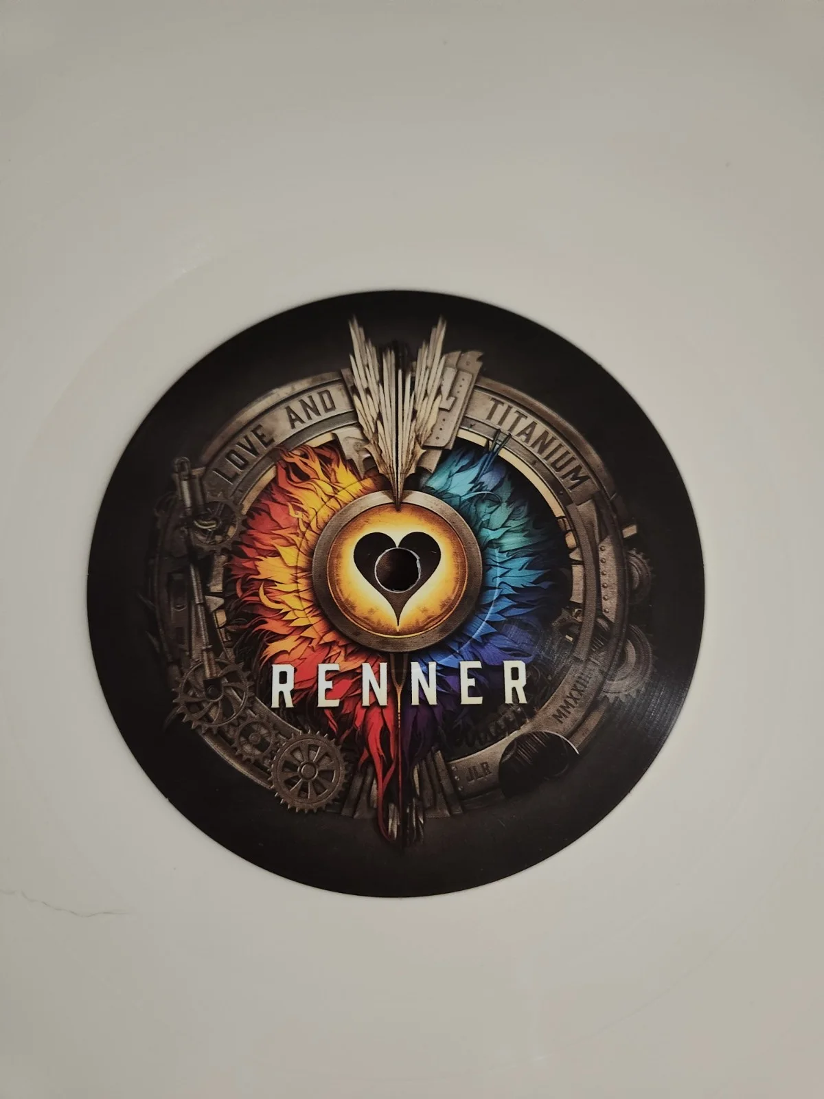 Jeremy Renner Signed “Love and Titanium” Album Autographed, изображение 4