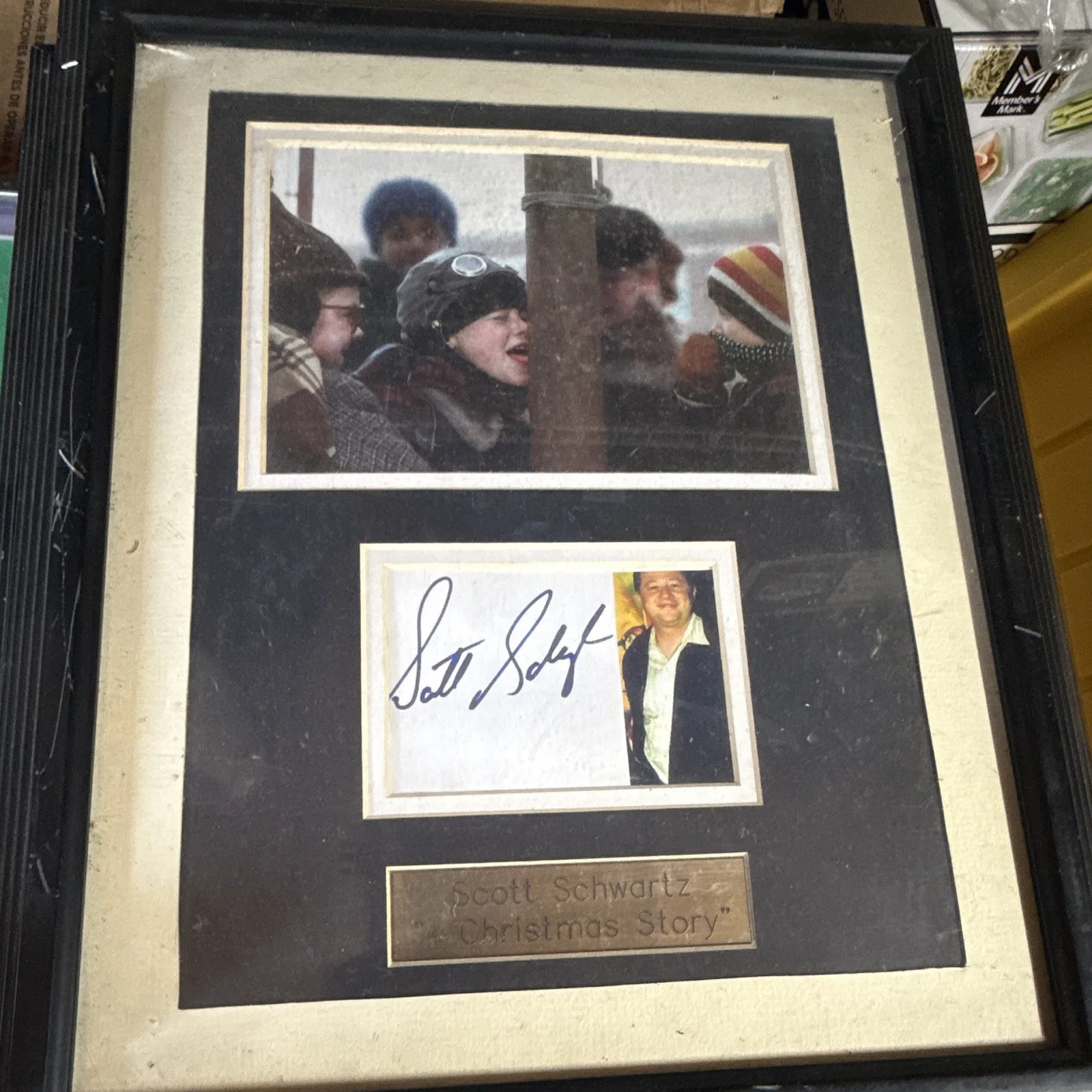 Scott Schwartz — Scott Schwartz Signed A Christmas Story Framed Photograph Autograph Movies