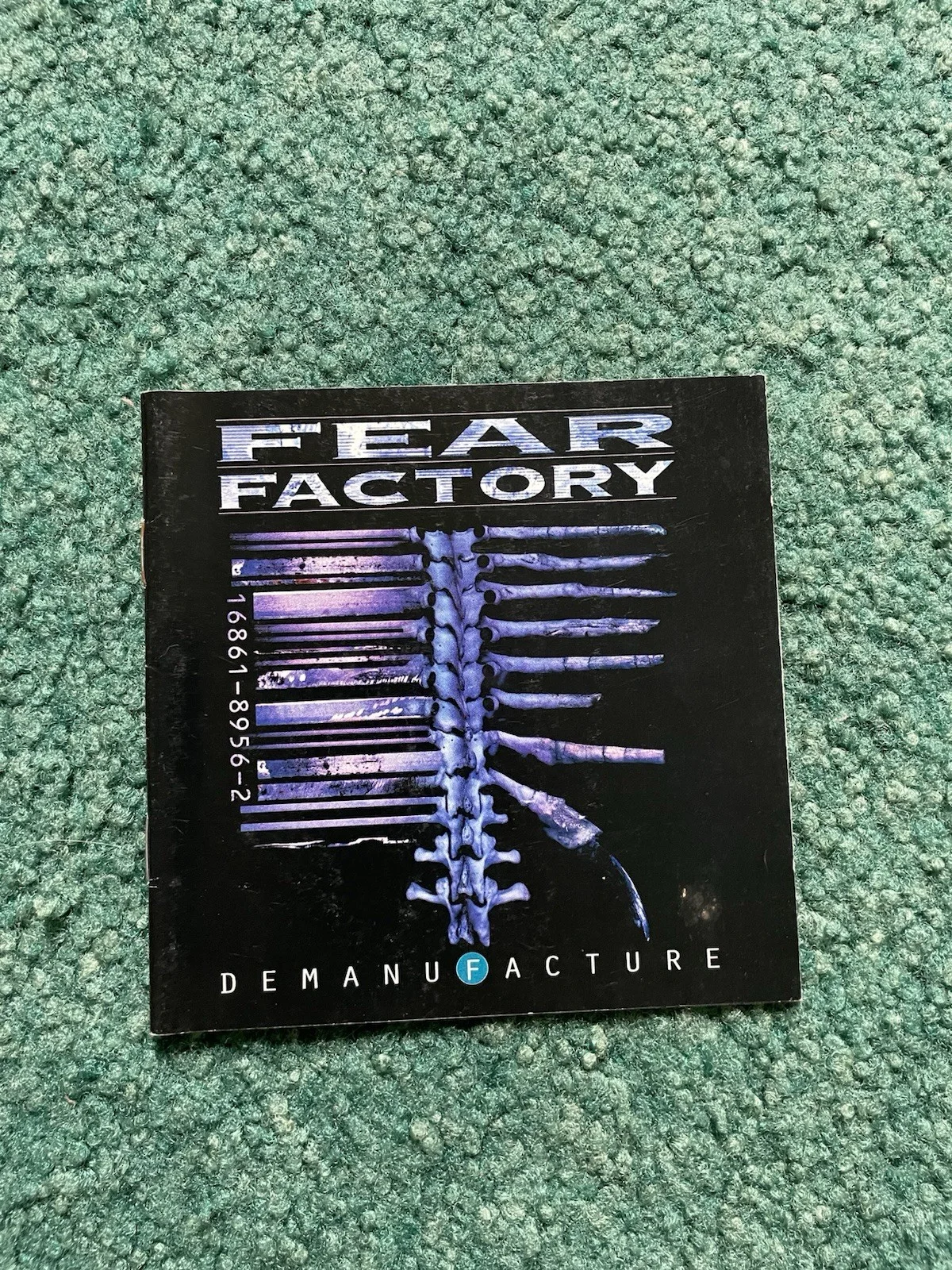 Fear Factory Signed Demanufacture Cd Insert. Signed By: Burton Bell & C. Wolbers, image 3