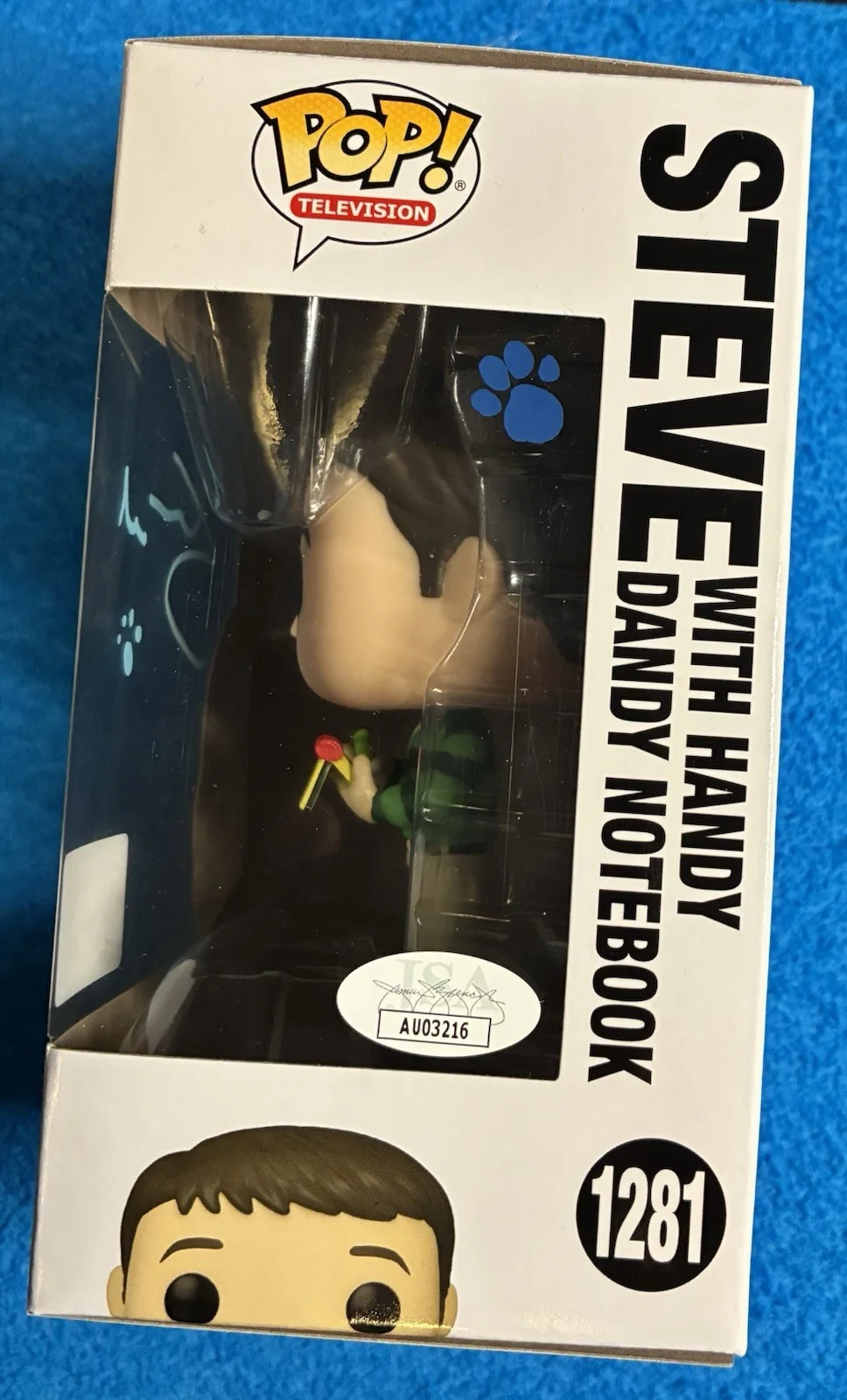 Steve Burns — Steve Burns Autographed Signed Blues Clues Funko 1281 JSA Free Ship/Hardstack, image 2