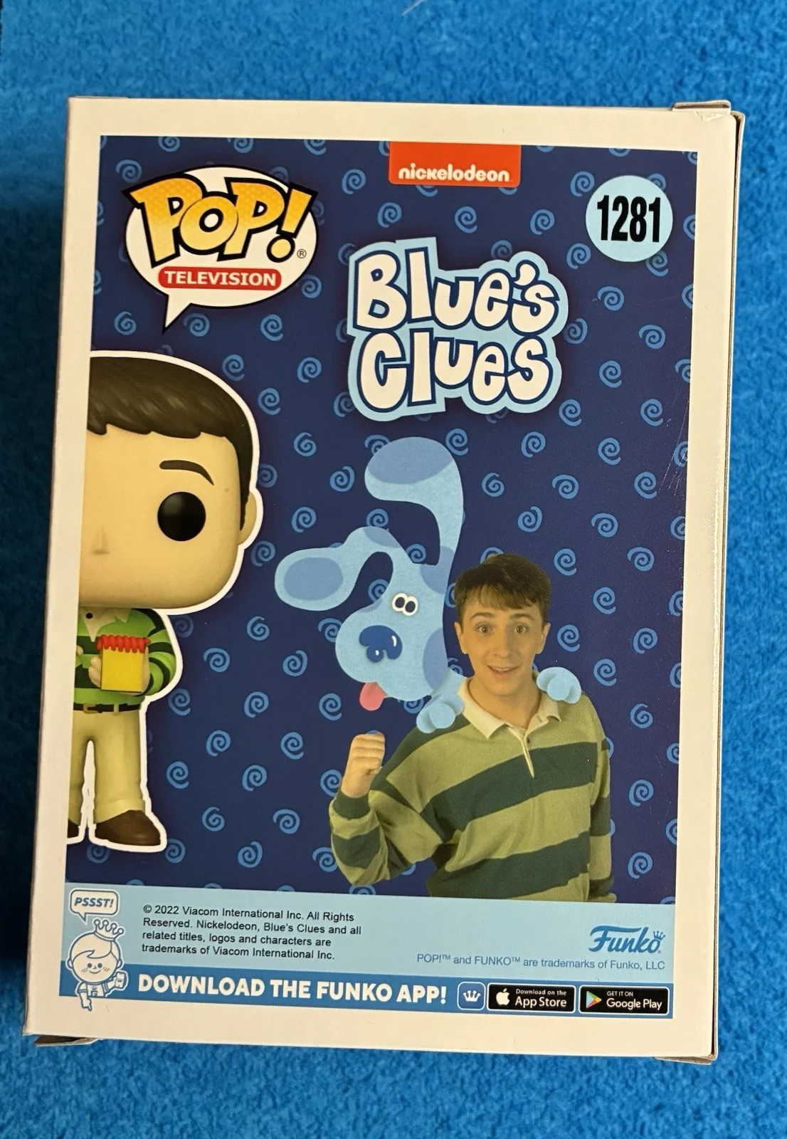 Steve Burns — Steve Burns Autographed Signed Blues Clues Funko 1281 JSA Free Ship/Hardstack, image 3