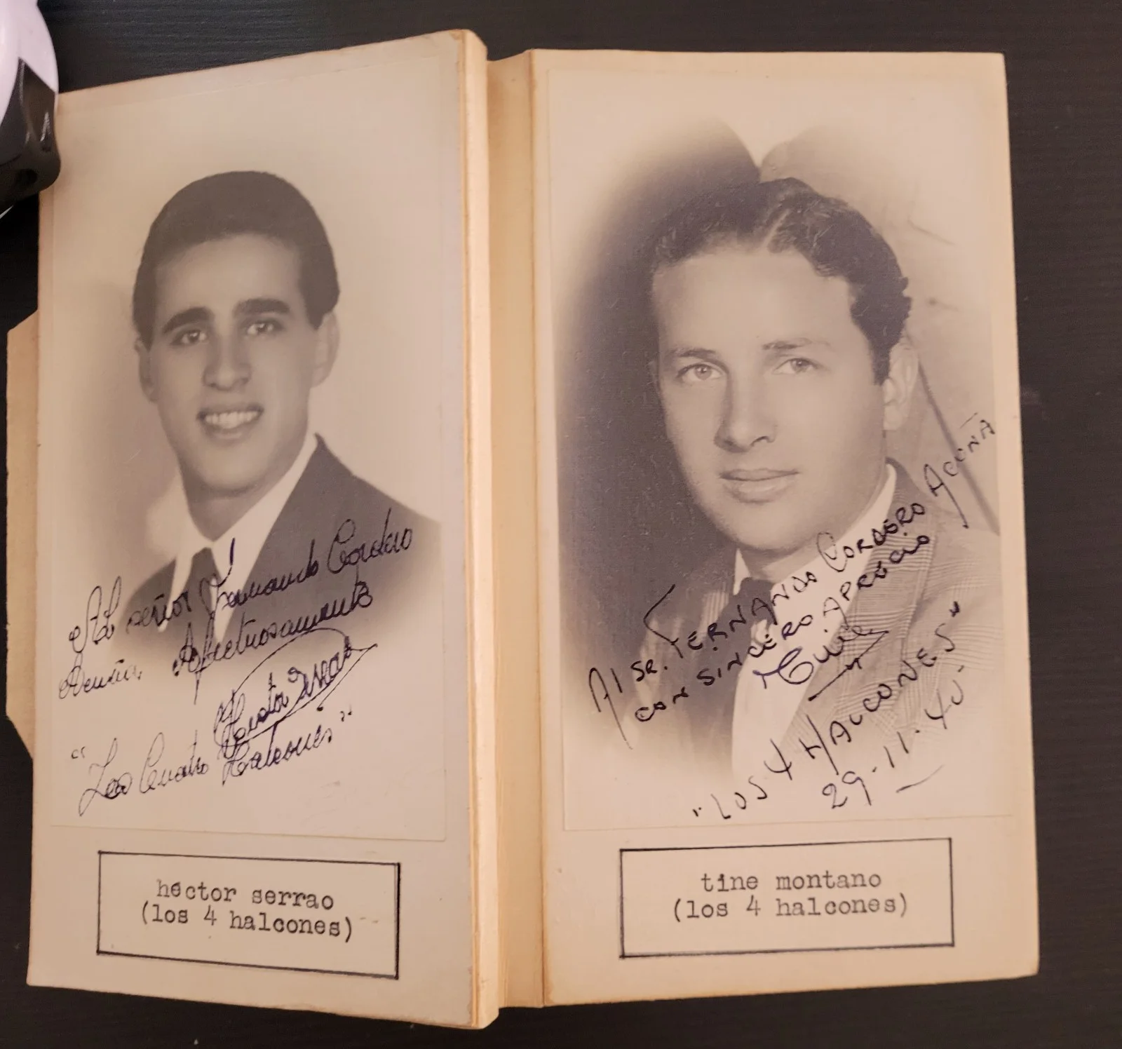 RARE 1940s Latin American Music Mexican Autograph Book: Néstor , Hugo + video, изображение 5