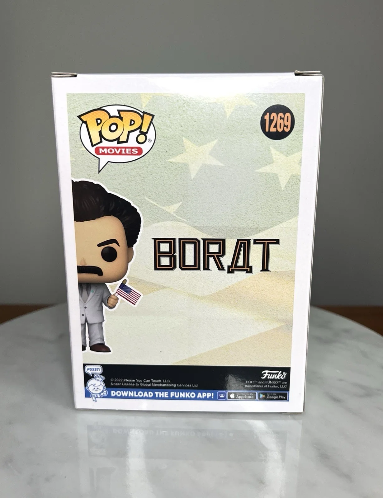 Sacha Baron Cohen — Sacha Baron Cohen Signed ‘Borat’ Funko Pop RARE! SWAU COA, image 5