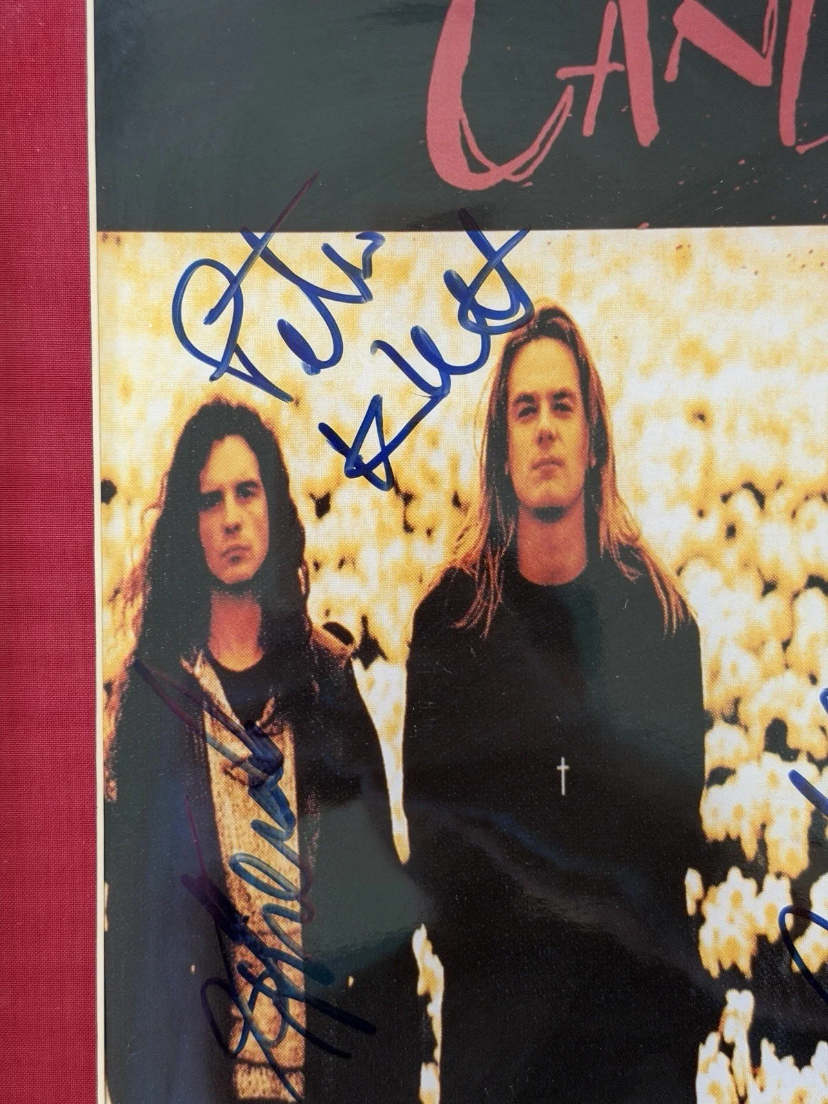 Candlebox Signed Framed Photo Collage Autographed Rock Memorabilia 90s Grunge, изображение 3