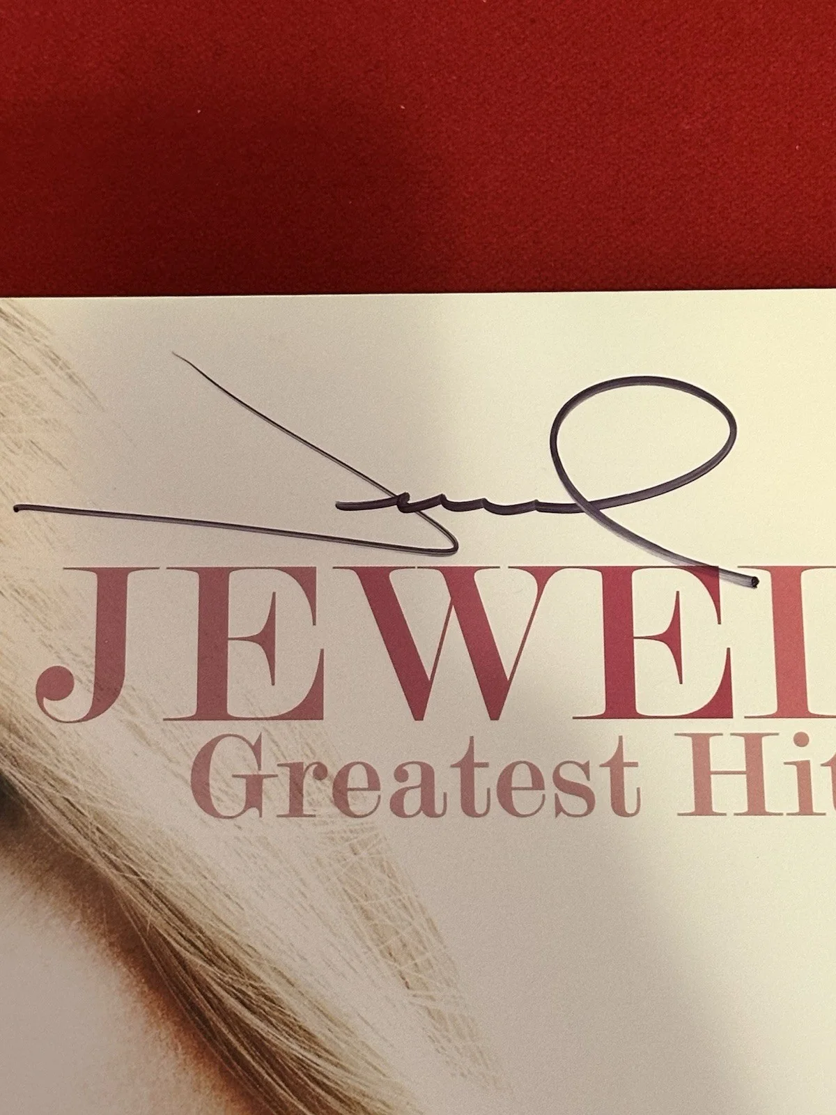 Jewel Signed Autographed Greatest Hits Vinyl Record Album LP, image 2