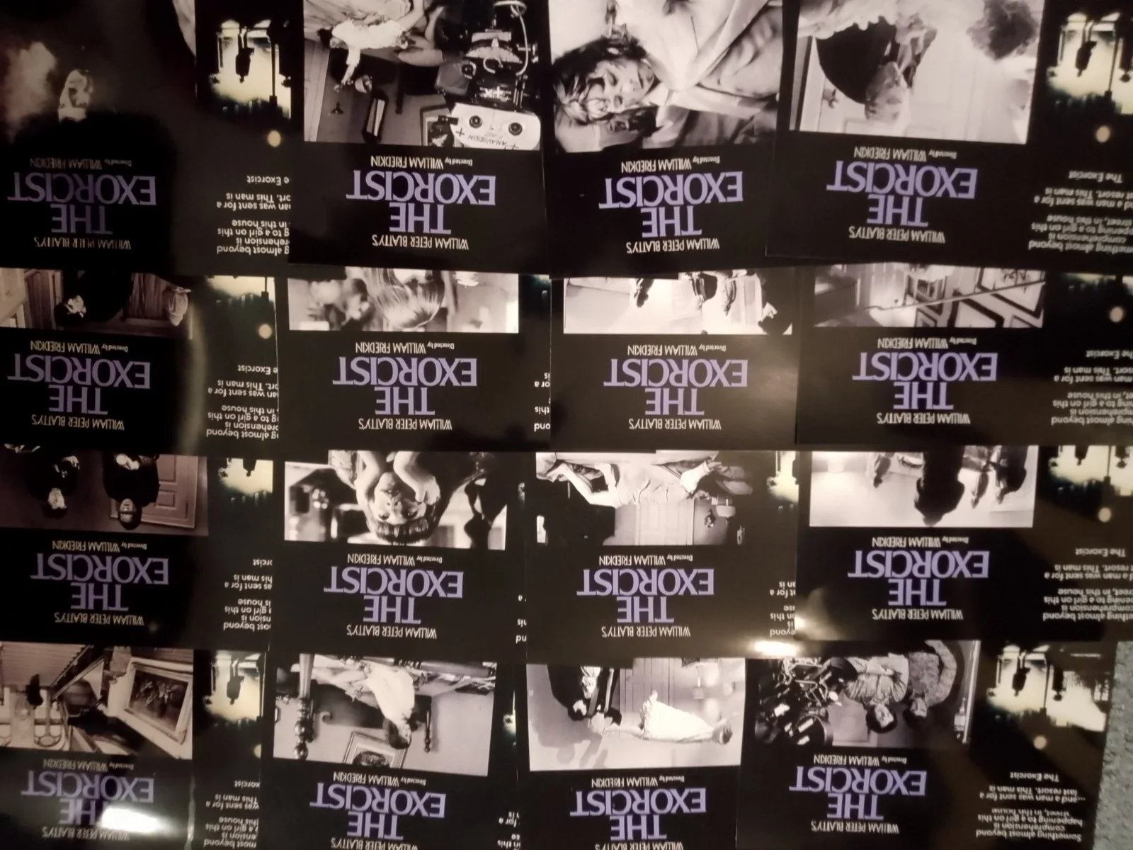 The Exorcist 1973. Complete Set 16 Glossy 10x8ins Lobby Prints & 1 A4 Art Print., image 2