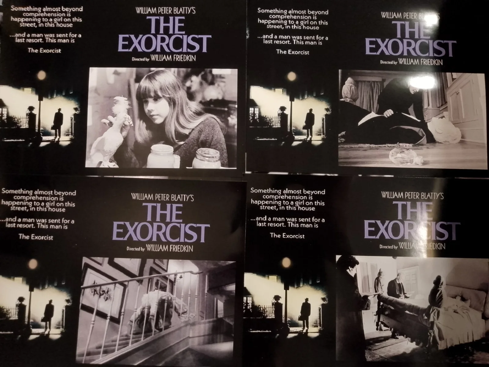 The Exorcist 1973. Complete Set 16 Glossy 10x8ins Lobby Prints & 1 A4 Art Print., image 4