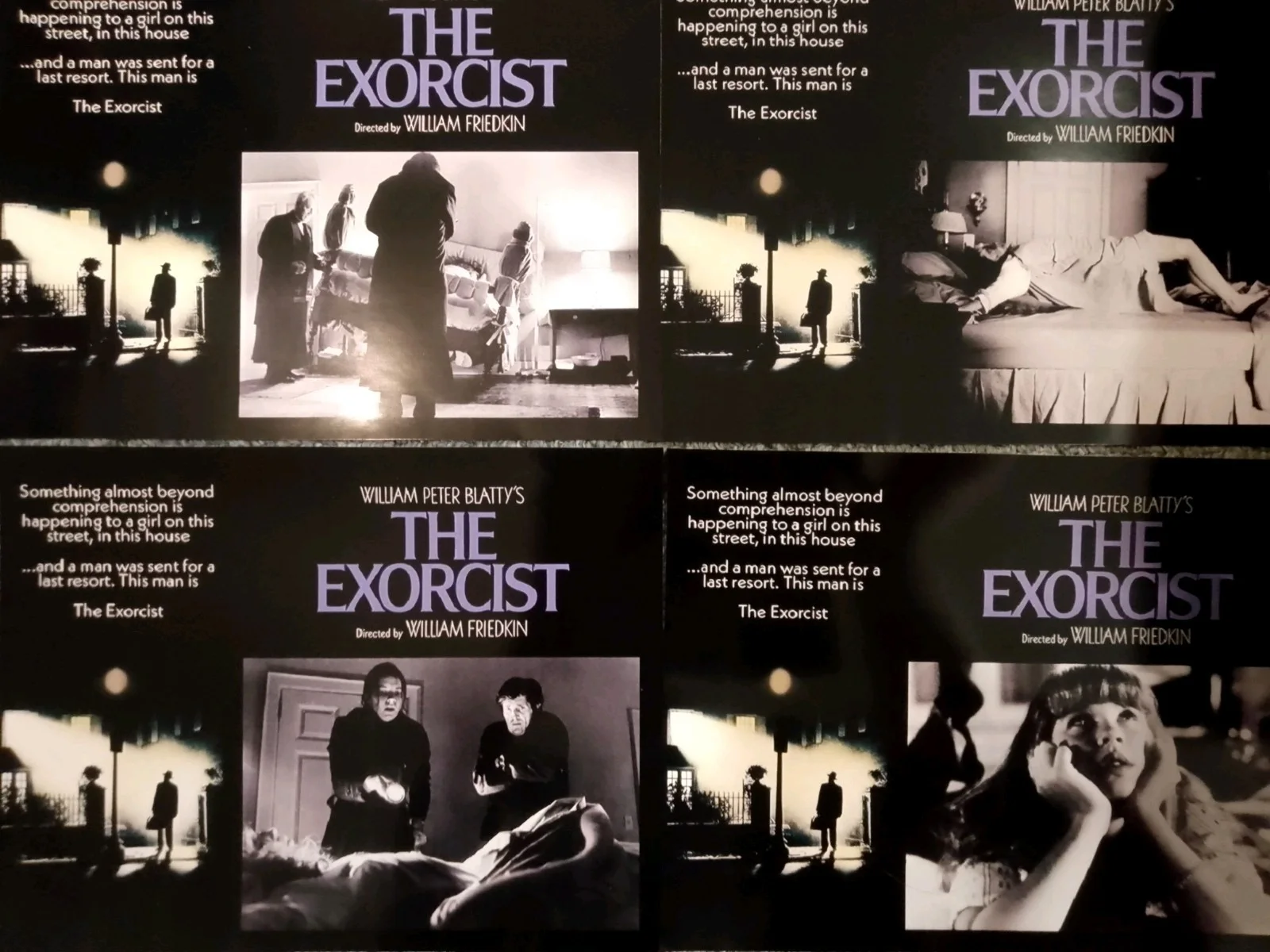 The Exorcist 1973. Complete Set 16 Glossy 10x8ins Lobby Prints & 1 A4 Art Print., image 5