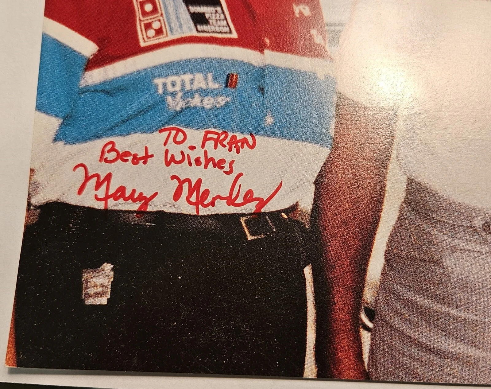 Mary Bignotti Mendez — Photo of 3 Generations of Racing Speedway Autograph by Mary Bignotti Mendez, изображение 2