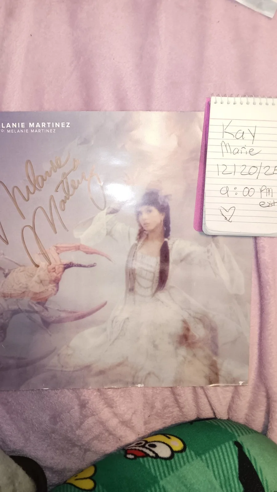 Melanie Martinez signed limited edition Alternative Press k-12 era poster, изображение 3
