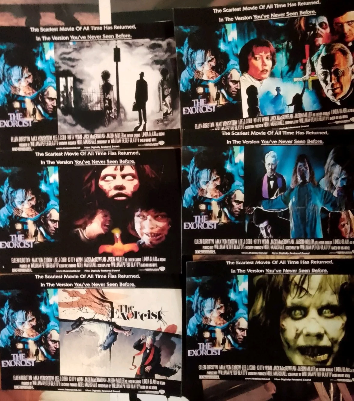 The Exorcist 1973 Lobby Cards Collection. 47 Glossy/Matt Finish Lobby Cards. New, изображение 3