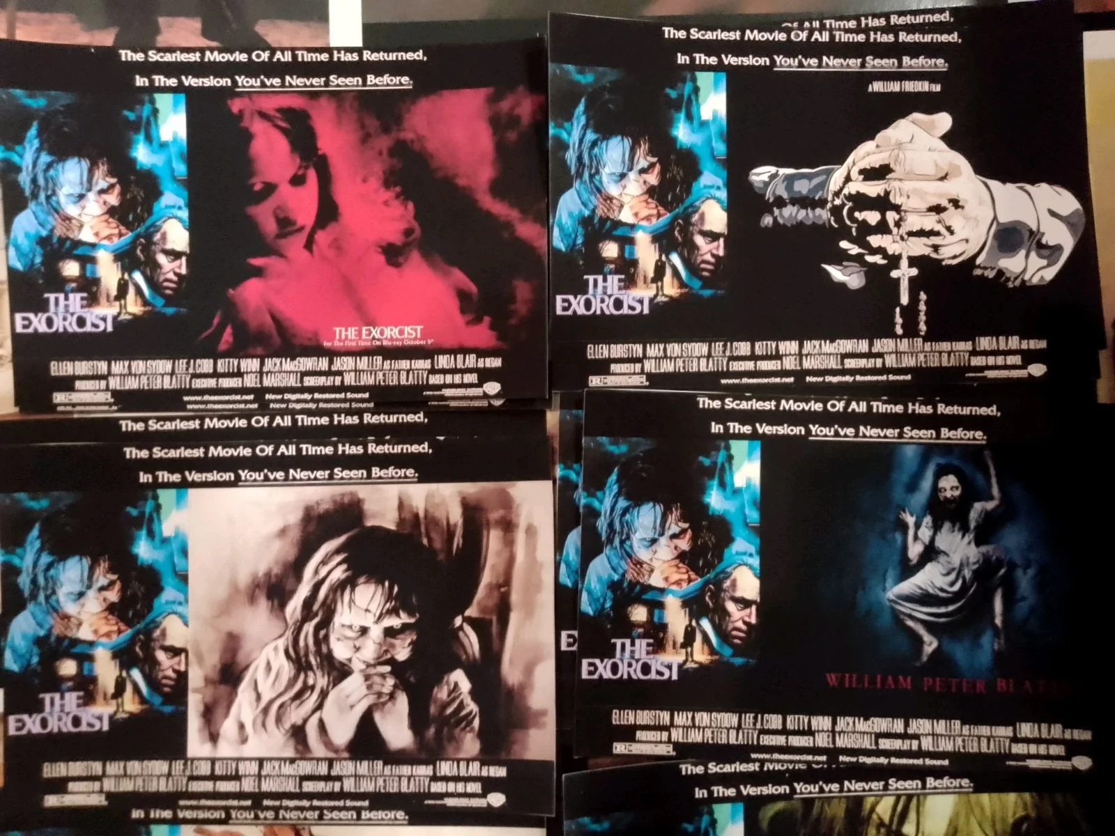 The Exorcist 1973 Lobby Cards Collection. 47 Glossy/Matt Finish Lobby Cards. New, изображение 4