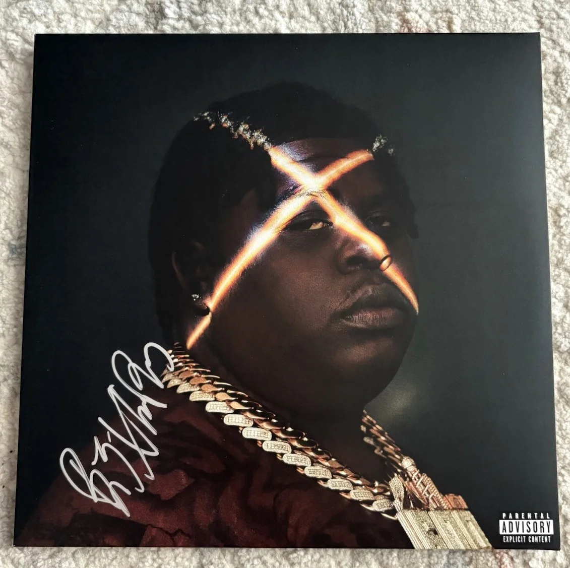 BigXthaPlug Signed Autographed Take Care Album [Blue Vinyl] The Largest JSA COA!, изображение 2