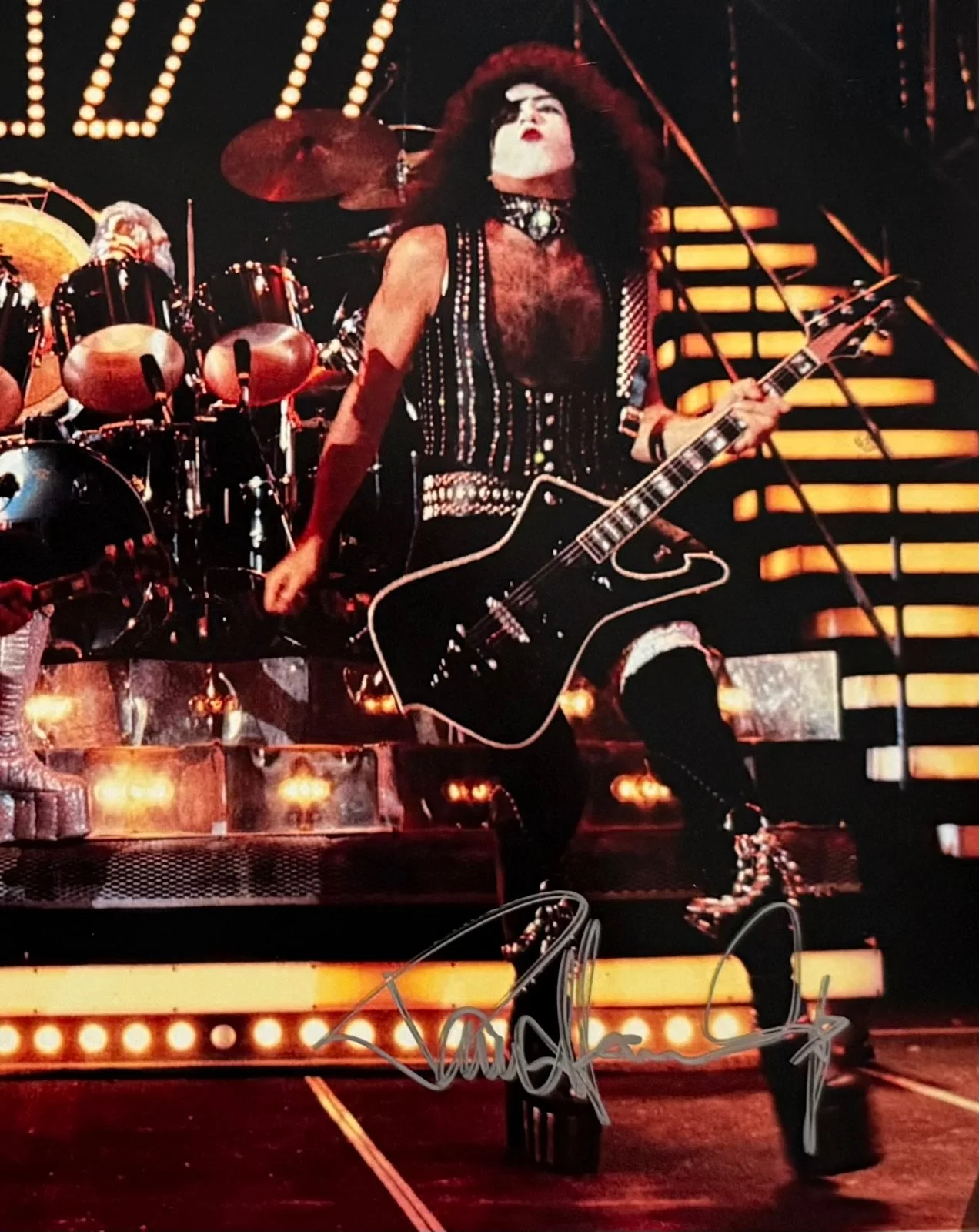 KISS Signed Autograph JSA 20 x 16 photo Ace Frehley Peter Criss Paul Stanley, изображение 2