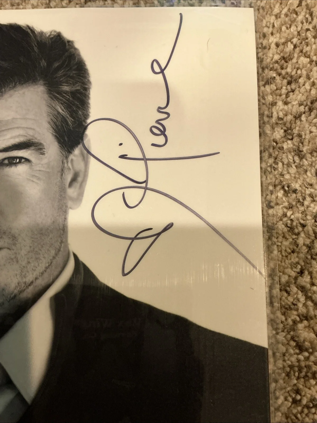 Pierce Brosnan Autographed Photo, image 2