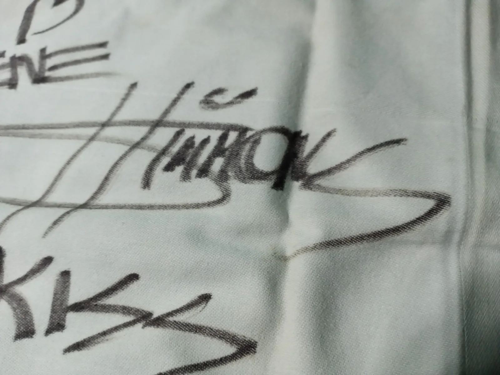 KISS GENE SIMMONS Personalized Autograph Cloth Napkin, изображение 3