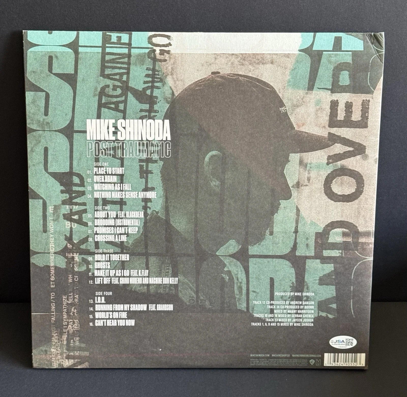 Mike Shinoda Signed Post Traumatic Vinyl Record Linkin Park JSA COA not PSA BAS, image 2