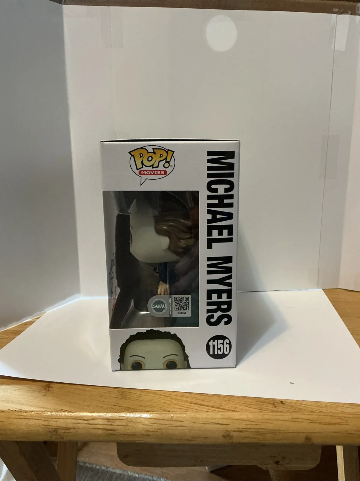 Daniel Roebuck — Daniel Roebuck Signed Funko Michael Myers Halloween BIG LOU SWAU CERT, image 2