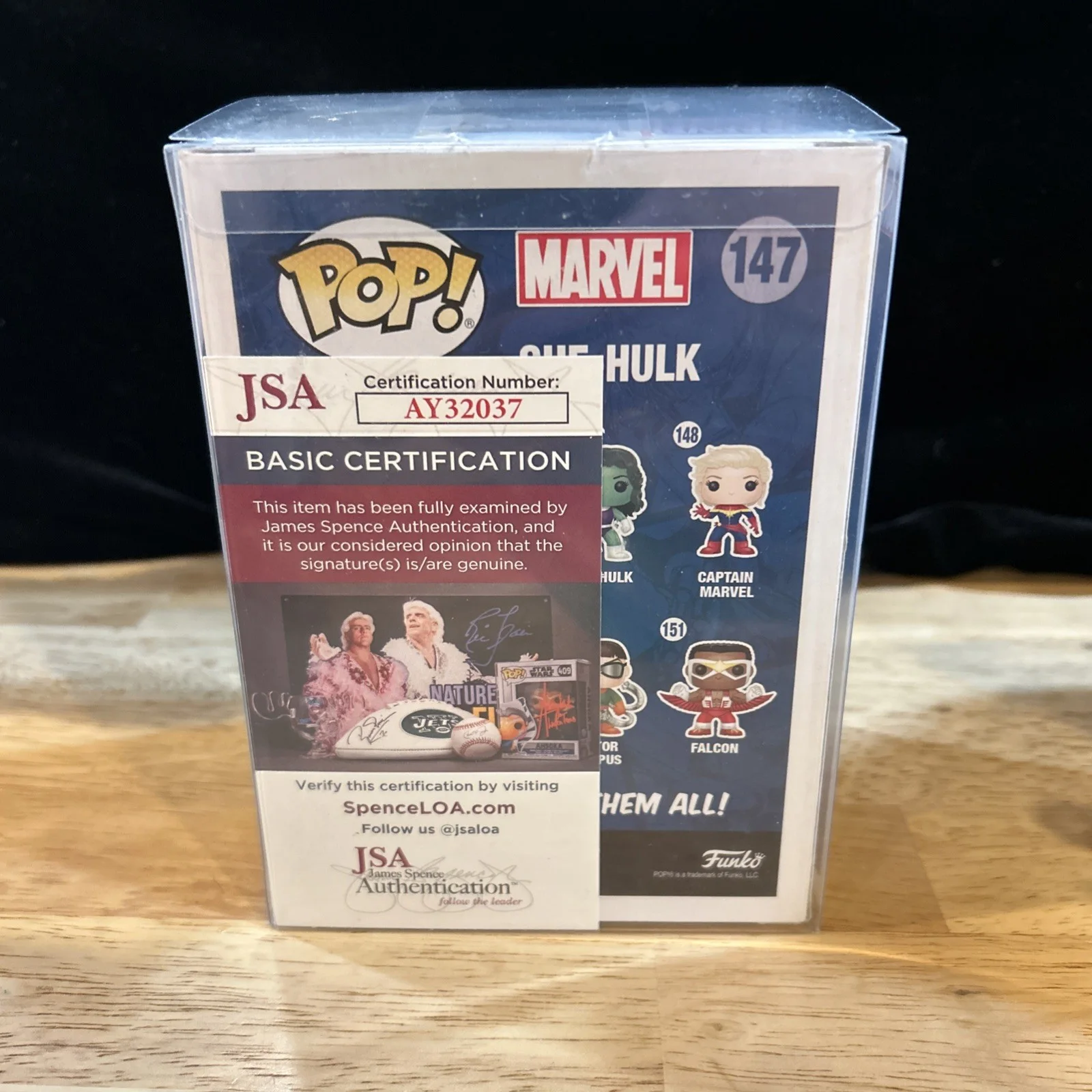 Tatiana Maslany — Tatiana Maslany She-Hulk Jennifer Funko Pop #1128 SIGNED L JSA COA, image 4