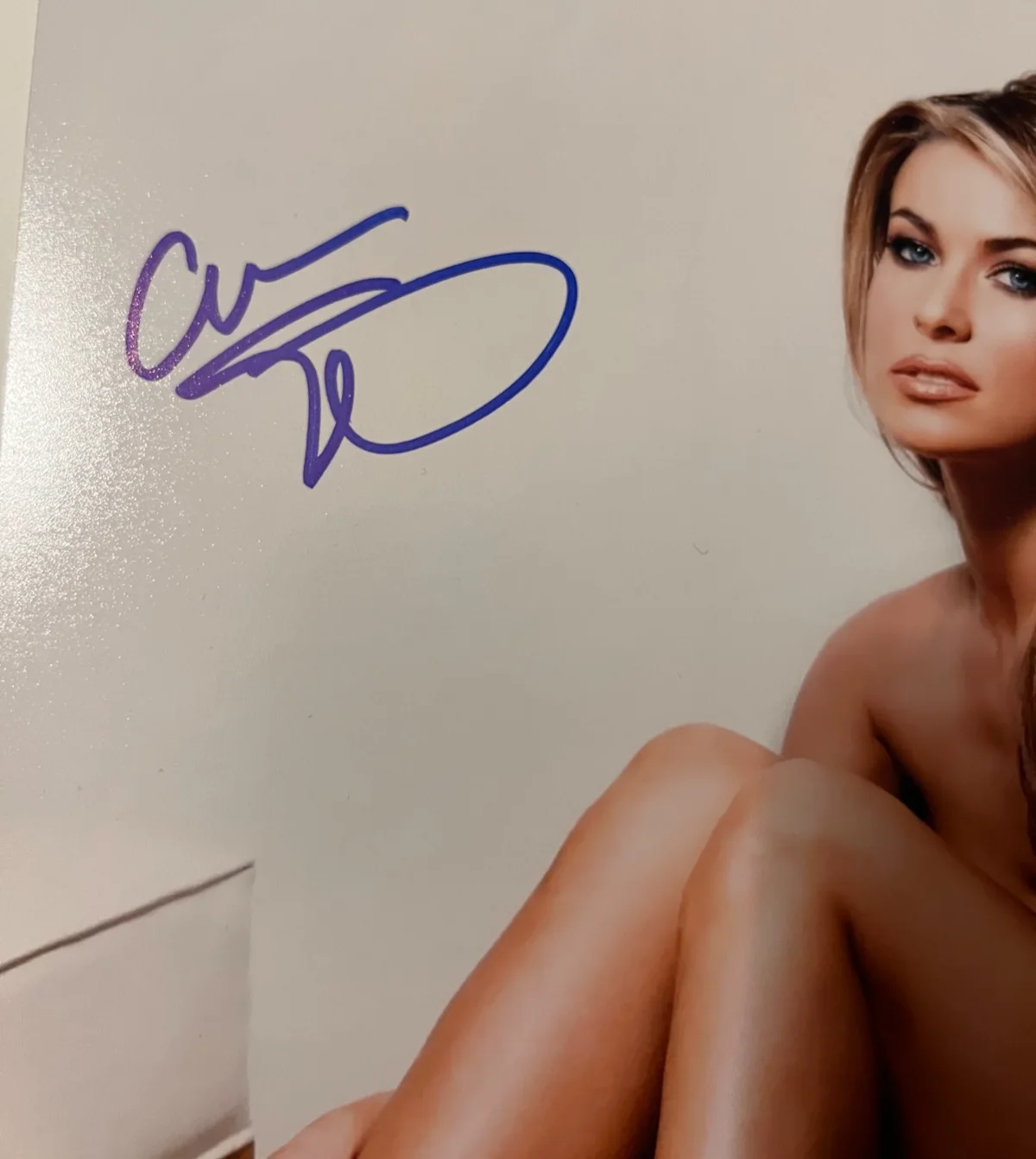 Carment Electra signed 8x10 Beckett, image 2