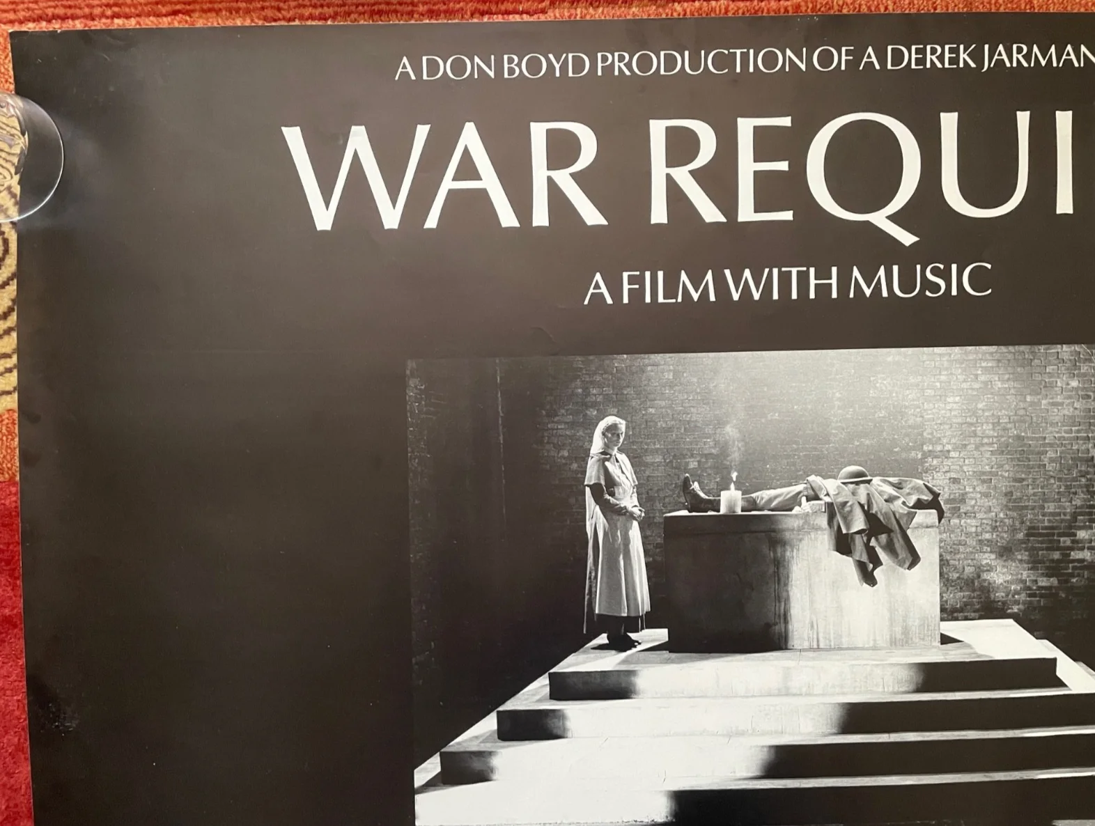 WAR REQUIEM (1989) Original UK Quad Derek Jarman Movie Film Poster, изображение 2