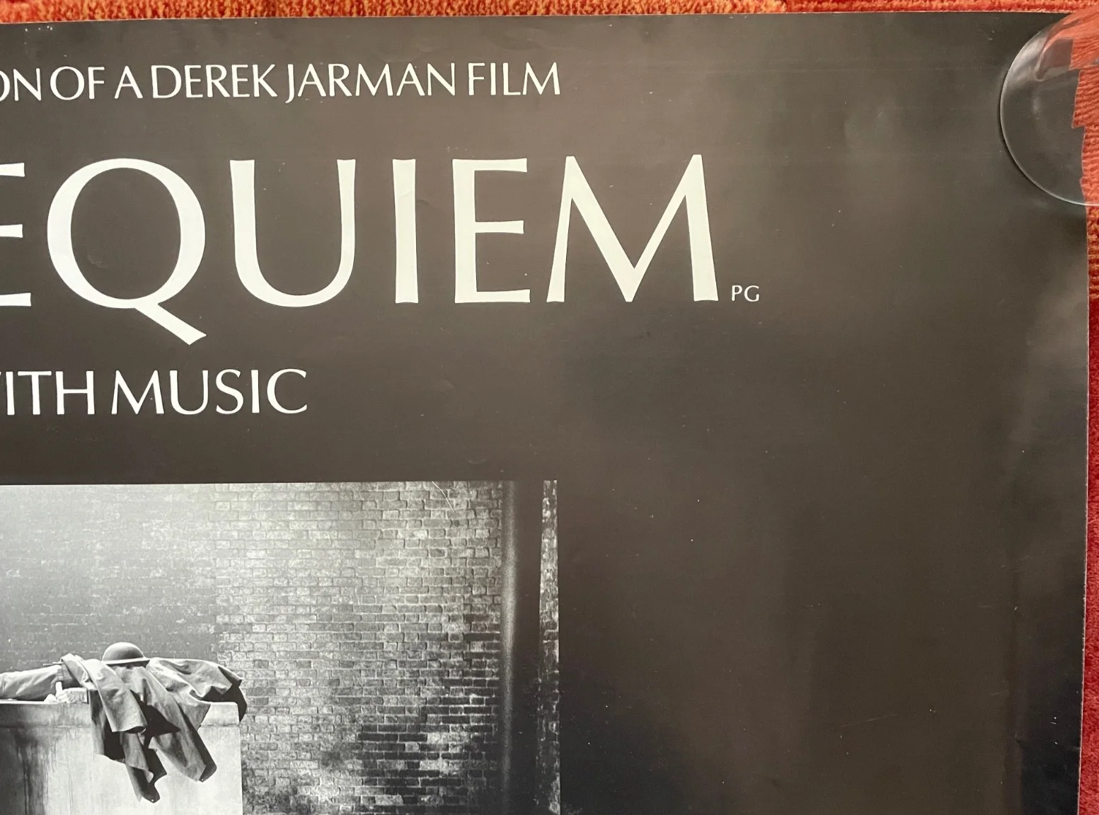 WAR REQUIEM (1989) Original UK Quad Derek Jarman Movie Film Poster, изображение 3