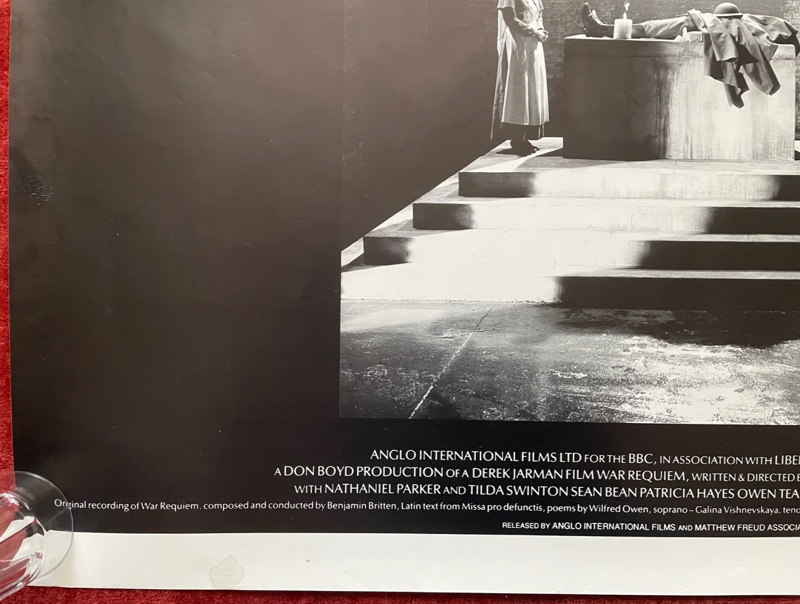 WAR REQUIEM (1989) Original UK Quad Derek Jarman Movie Film Poster, изображение 4