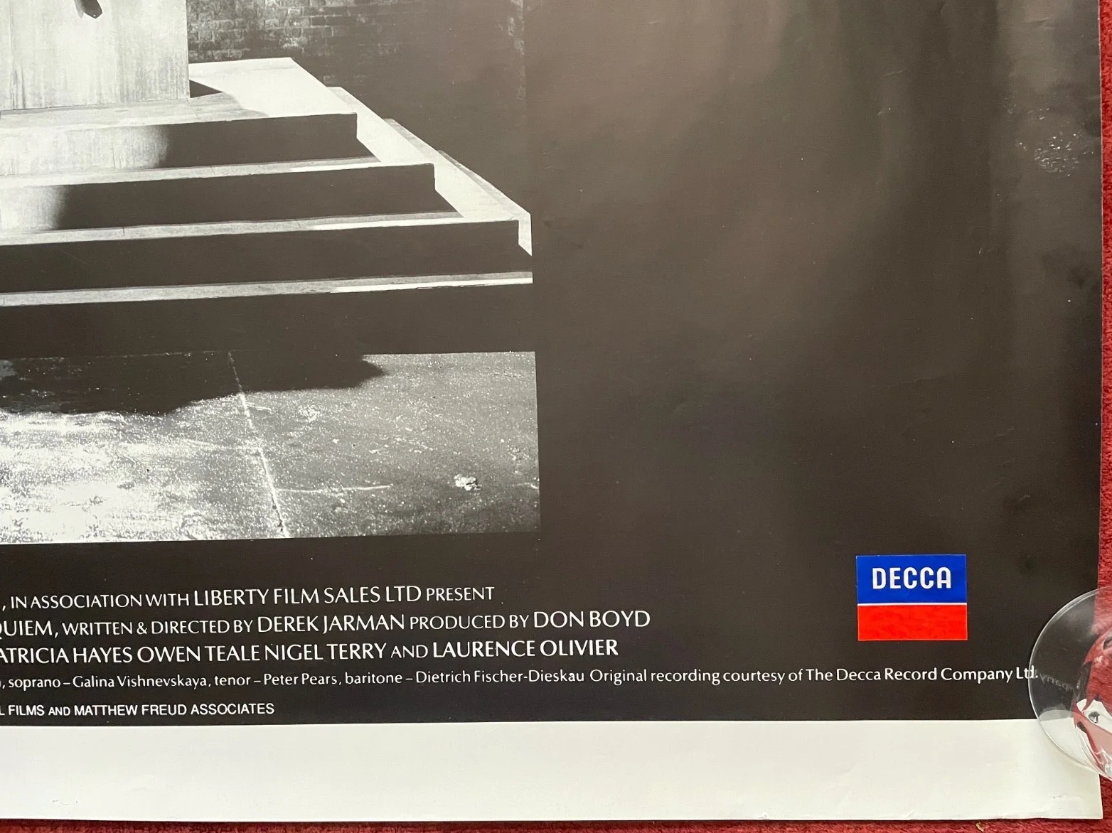 WAR REQUIEM (1989) Original UK Quad Derek Jarman Movie Film Poster, изображение 5