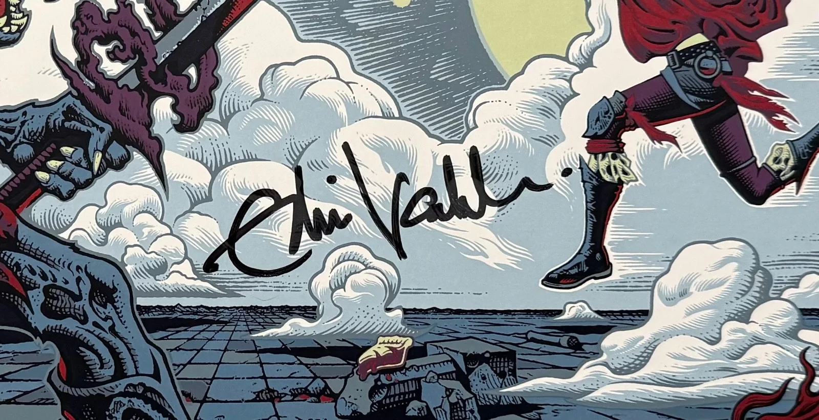 Pearl Jam JSA Fully Signed Autograph Lithograph Concert Poster Raliegh 2025, image 2
