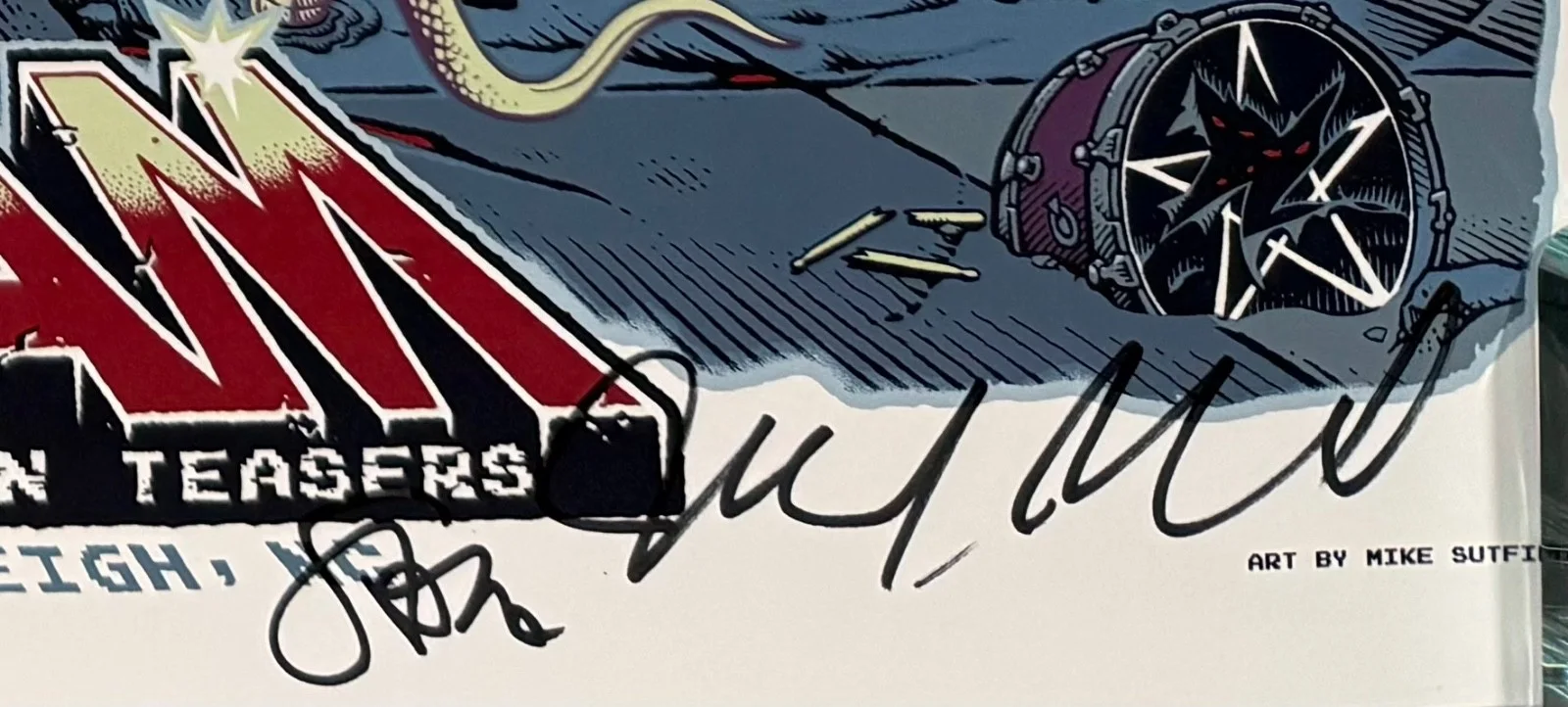 Pearl Jam JSA Fully Signed Autograph Lithograph Concert Poster Raliegh 2025, image 3