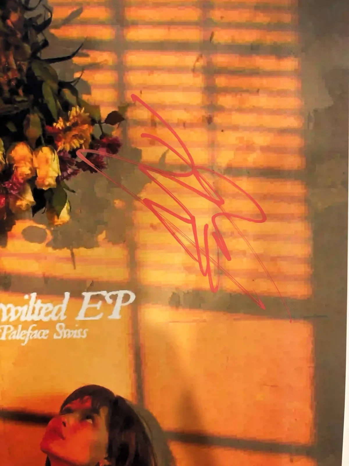 Paleface Swiss FULL BAND (3x) Autographed/Signed The Wilted EP 12x12 Album Photo, изображение 2