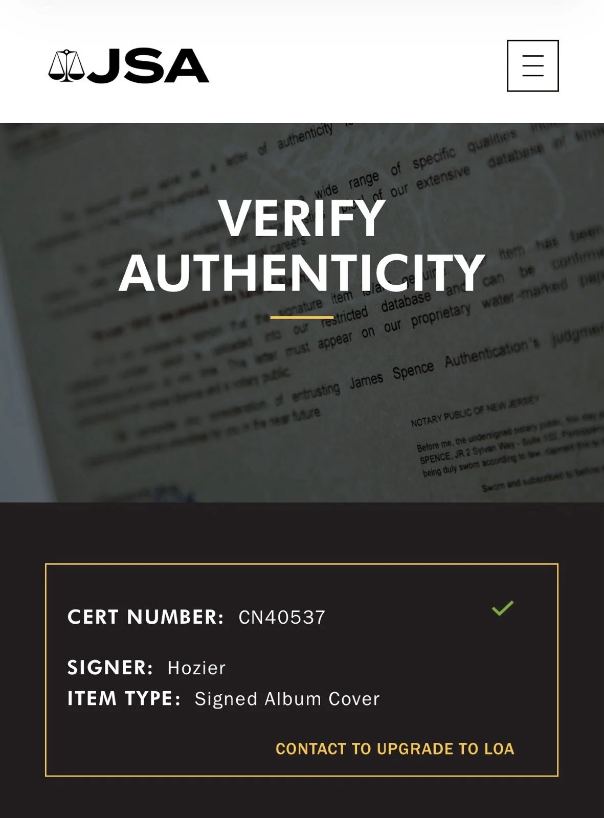 Hozier Signed Self-Titled "Take Me To Church" Vinyl Record JSA COA not PSA BAS, изображение 3