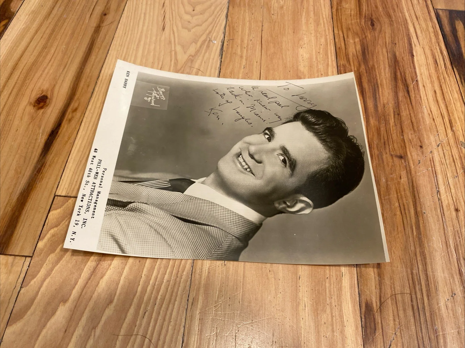 Ken Barry Signed Photograph Photo Hollywood Actor Comedian Singer Mama’s Family, изображение 5