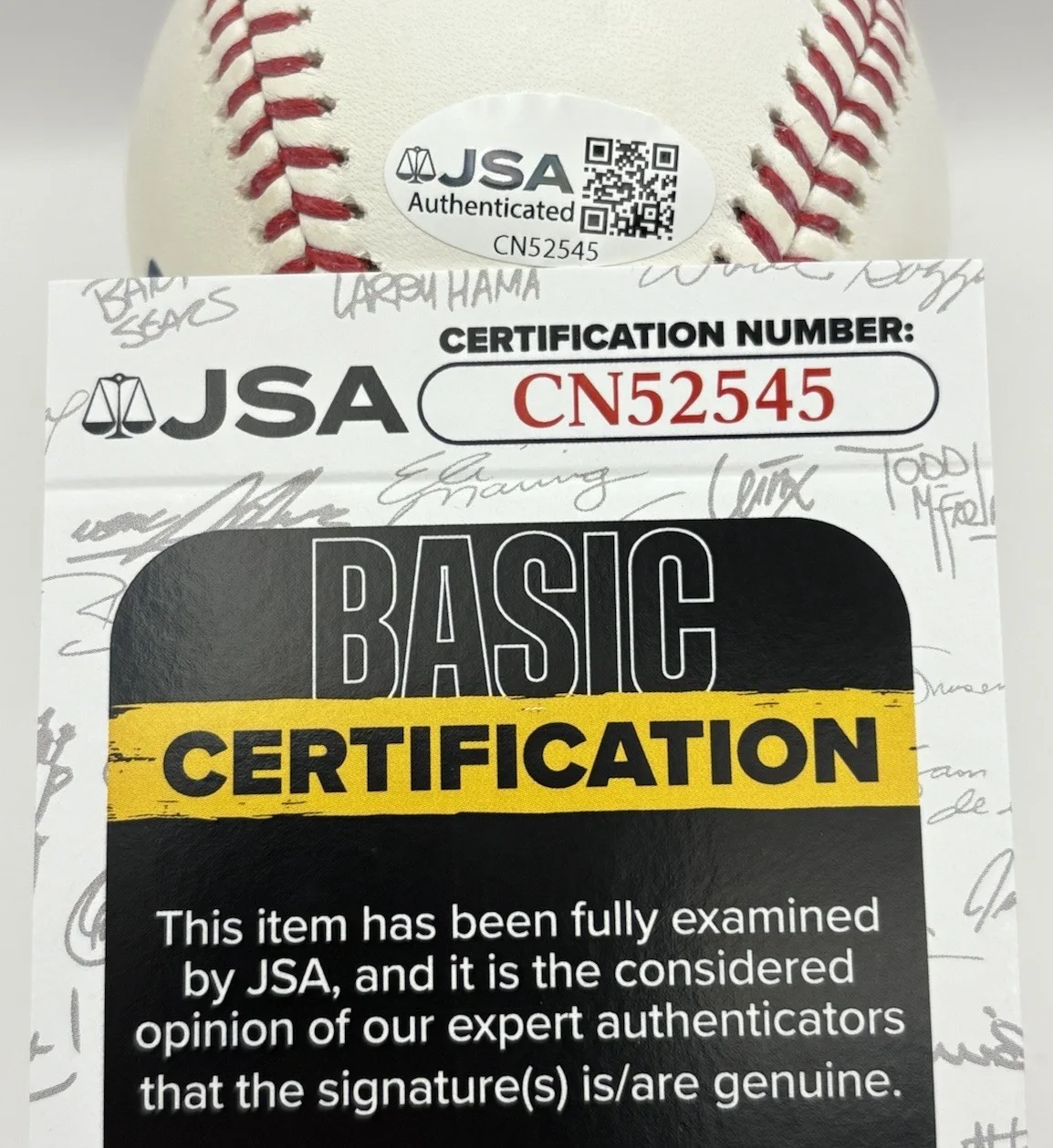 Chris Carrabba Signed Official Major League Baseball Dashboard Confessional JSA!, image 4