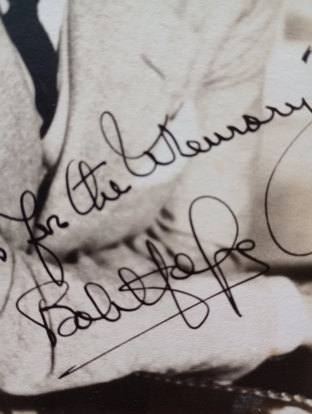 Bob Hope vintage autographed photo, image 2