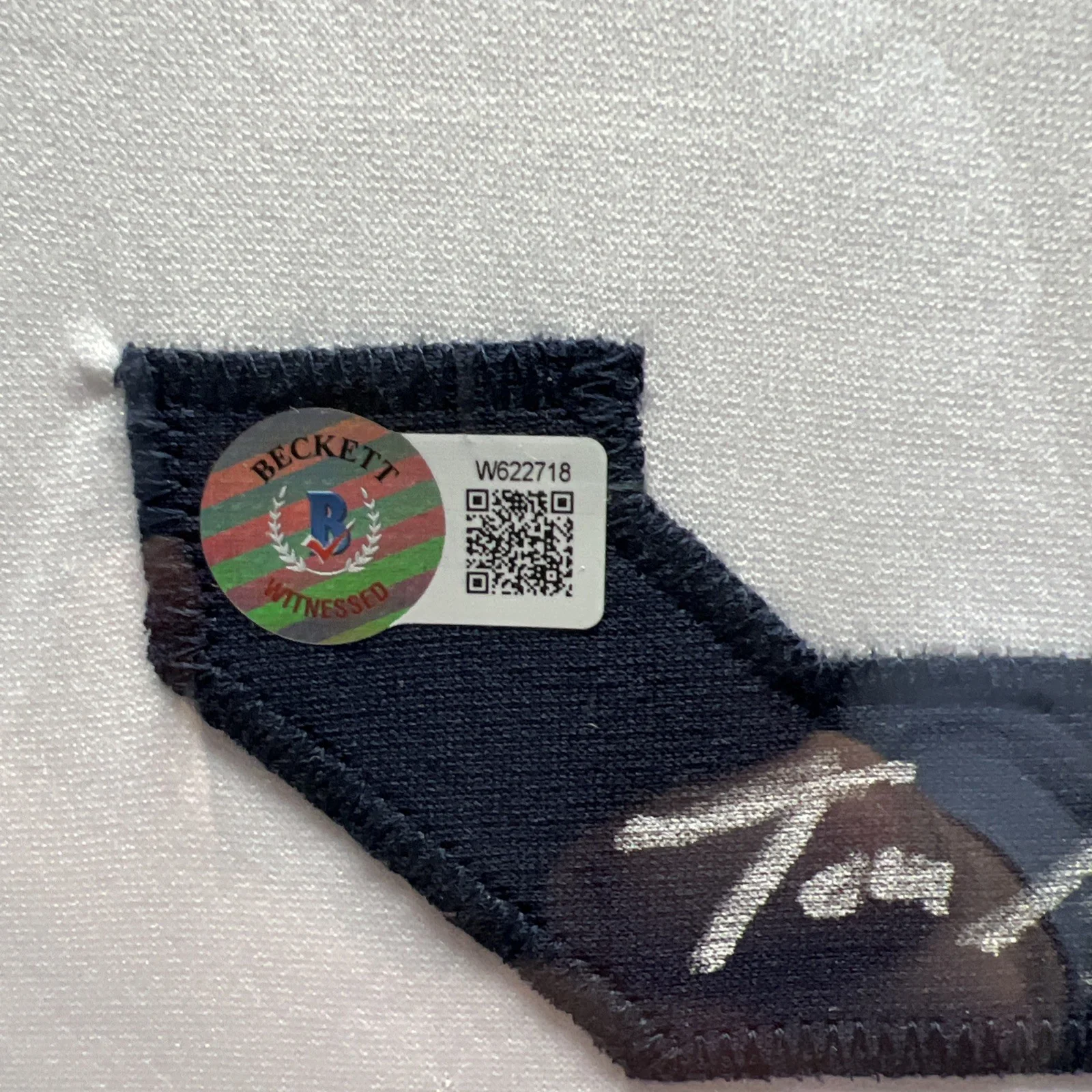 Patrick Renna — The Sandlot Cast Autographed Baseball Jersey 93 W/ Name Inscriptions Beckett, image 3