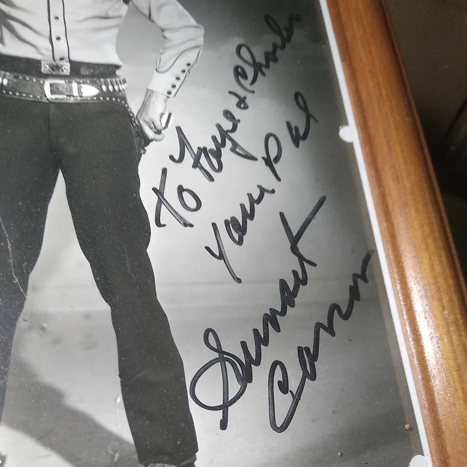 sunset carson — Sunset Carson signed in person @ Memphis Film Festival UNFRAMED photo 8x10, изображение 3