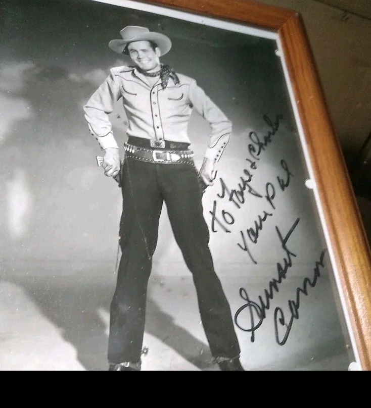 sunset carson — Sunset Carson signed in person @ Memphis Film Festival UNFRAMED photo 8x10, изображение 4