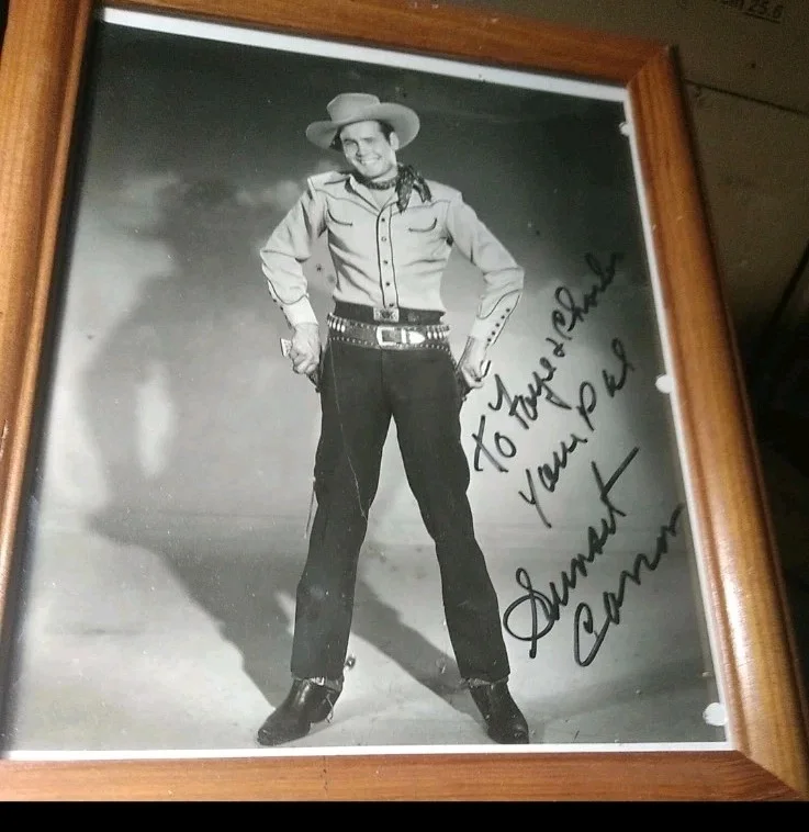 sunset carson — Sunset Carson signed in person @ Memphis Film Festival UNFRAMED photo 8x10, изображение 5