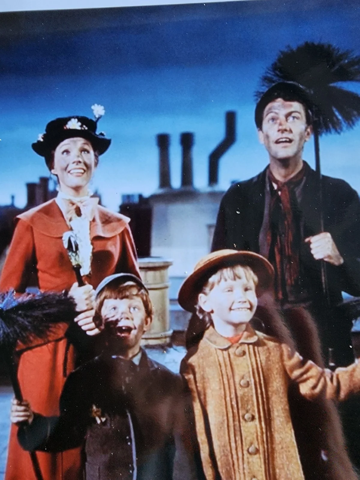 Dick van dyke signed mary poppins color photo, изображение 4