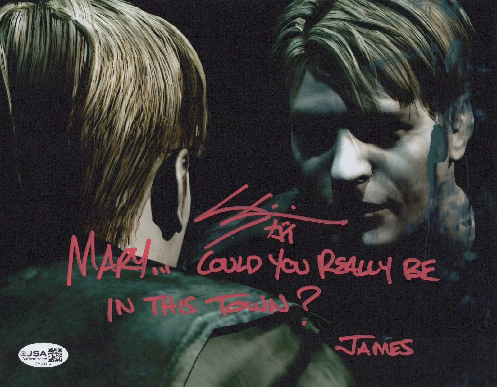 Guy Cihi — Guy Cihi Signed 8x10 Silent Hill 2 James Sunderland Authentic Autograph JSA COA