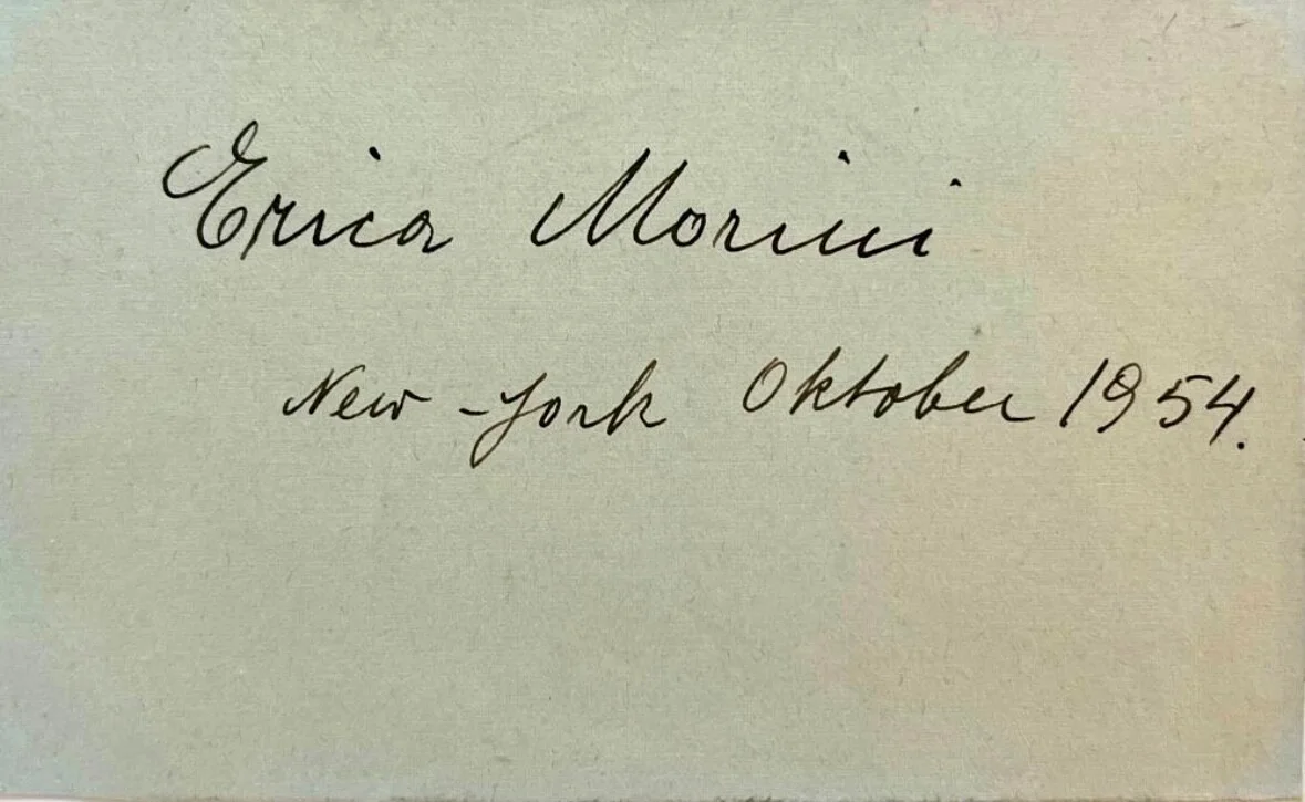 Erika Morini, autograph and rare photo, Jewish Austrian-American violinist, изображение 2