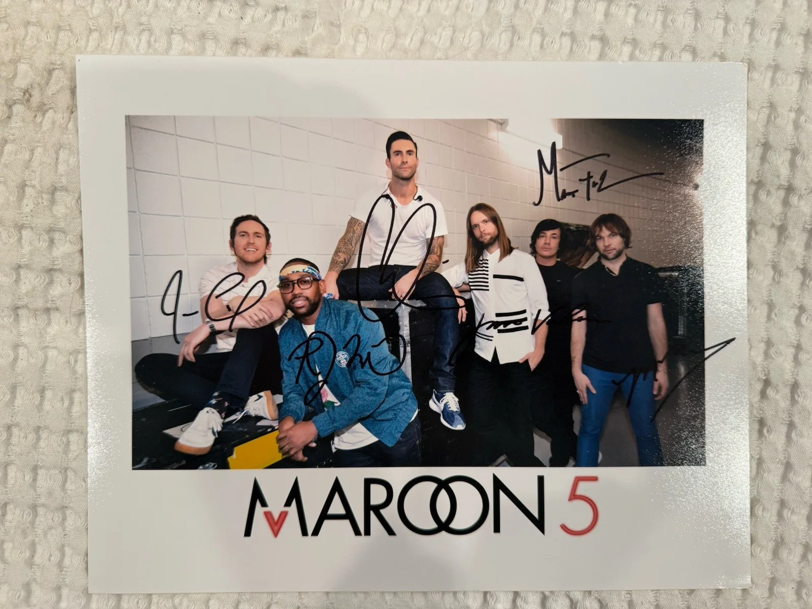 Maroon 5 Autographed Photo, image 2