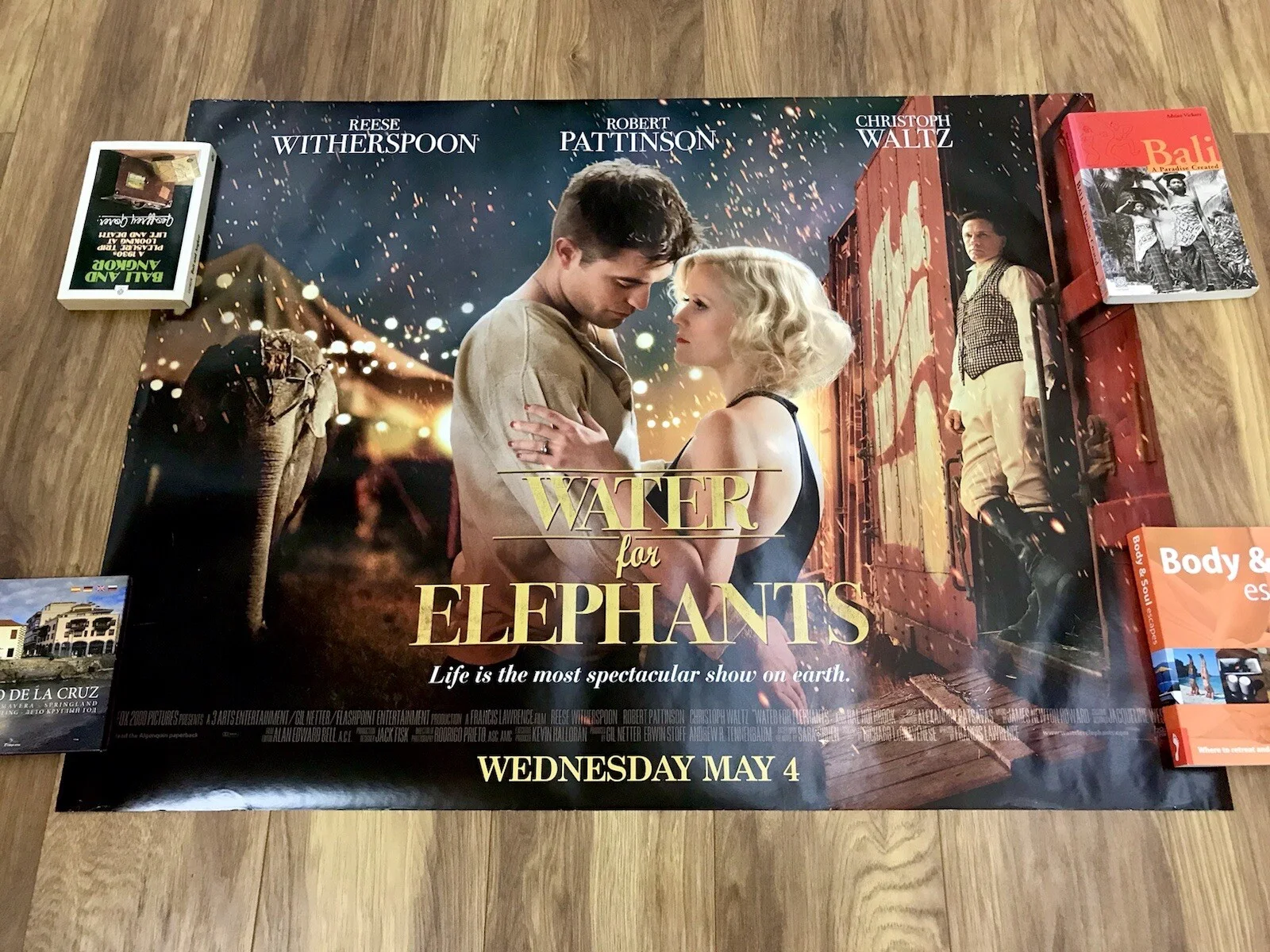WATER FOR ELEPHANTS Quad DS Movie Film Poster REESE WITHERSPOON ROBERT PATTINSON, изображение 2