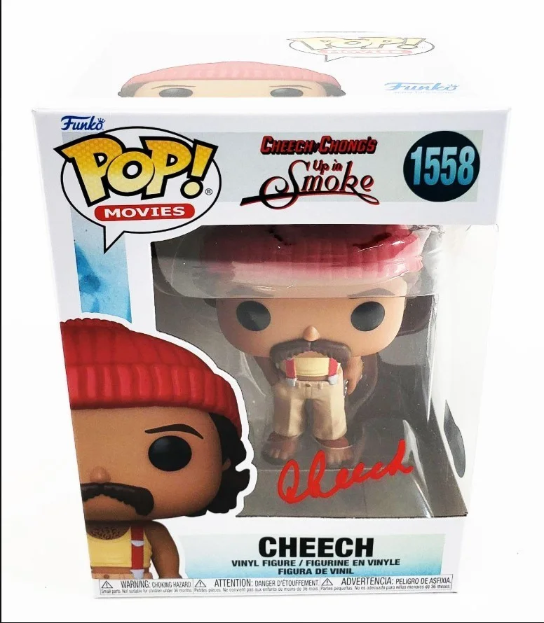 Cheech Marin — Signed Cheech "Cheech" Marin Movie "Up In Smoke" Funko Pop #1558 w/ COA
