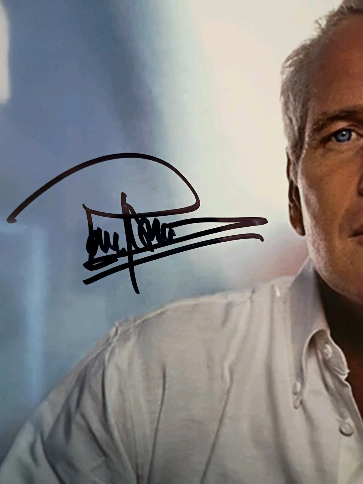 Paul Newman — Paul Newman Slapshot Signed 8x10 COA W/Matching Numbered Sticker, image 3